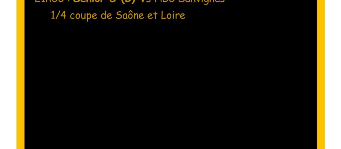 Match 7 avril