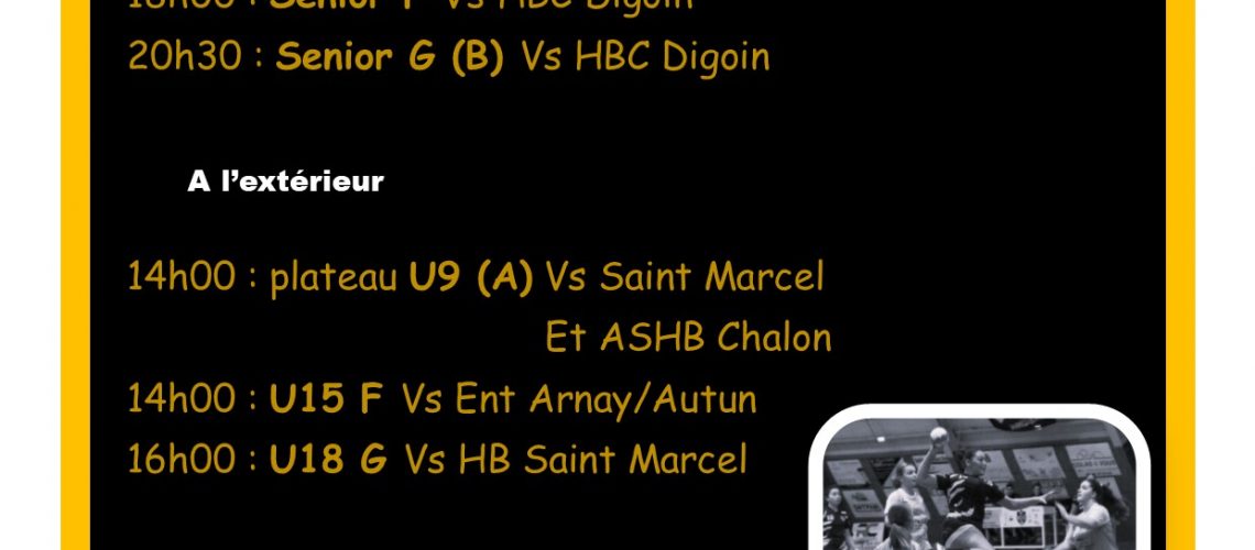 Match du 11 et 12 mars